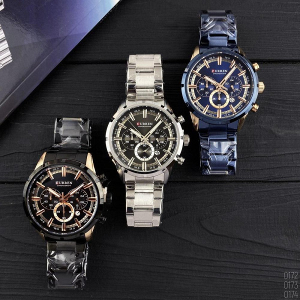 Curren 8355 Blue-Cuprum
