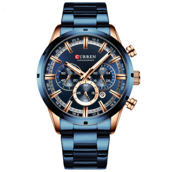 Curren 8355 Blue-Cuprum