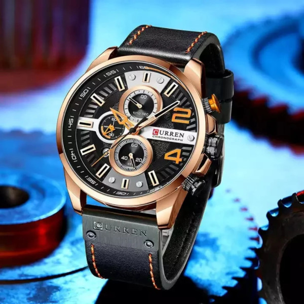 Curren 8393 Gold-Black
