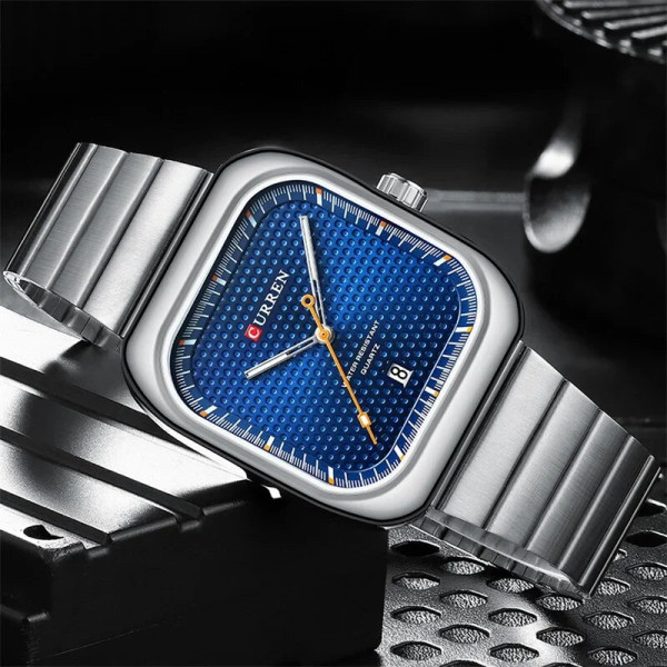 Curren 8460 Silver-Blue