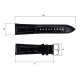 Шкіряний ремінець Premium 20х18 мм. Black
