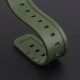 Ремінець для Casio G-Shock GA-2100/2110 Army Green Silver