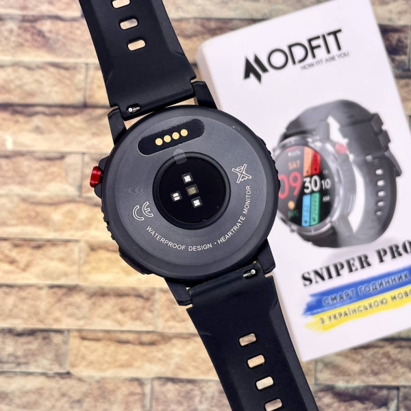 Розумний годинник Modfit Sniper Pro All Black 41 мм