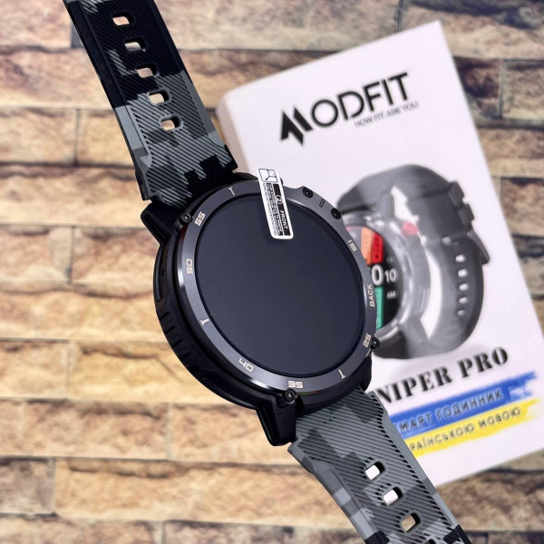 Розумний годинник Modfit Sniper Pro All Black 41 мм