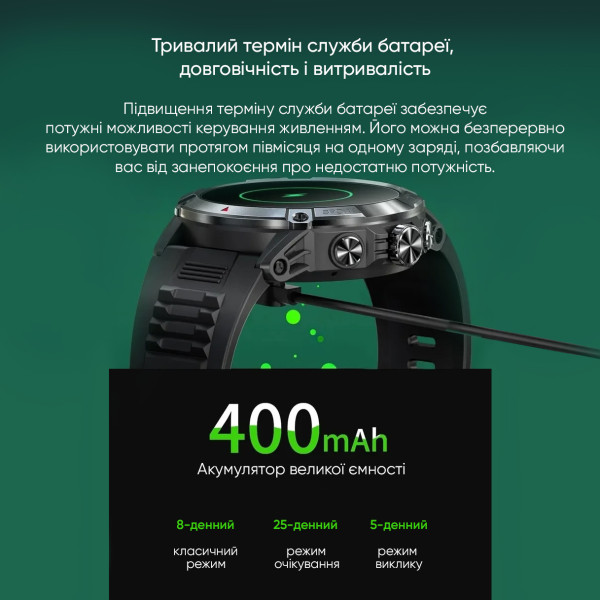 Розумний годинник Modfit Expedition Compass Black-Blue