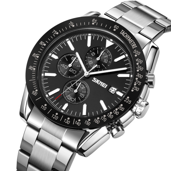 Skmei 9253SIBK Silver-Black