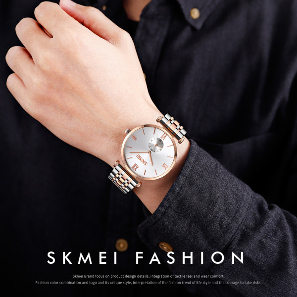 Skmei 9198TRGSI-B Rose Gold-Silver/Silver MenMen