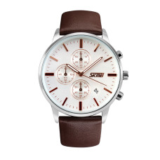 Skmei 9103WTBN White-Brown