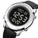 Skmei 1864LSIBK Silver-Black Leather