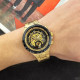 Winner 8067 Gold-Black-Black Red Cristal