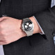 Pagani Design PD-1705-1 Silver-Black Steel