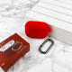 Чехол Airpods Pro Silicone Case Slim Red
