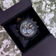 Годинник наручний Patriot 017BKWT Тризуб золото Black-White