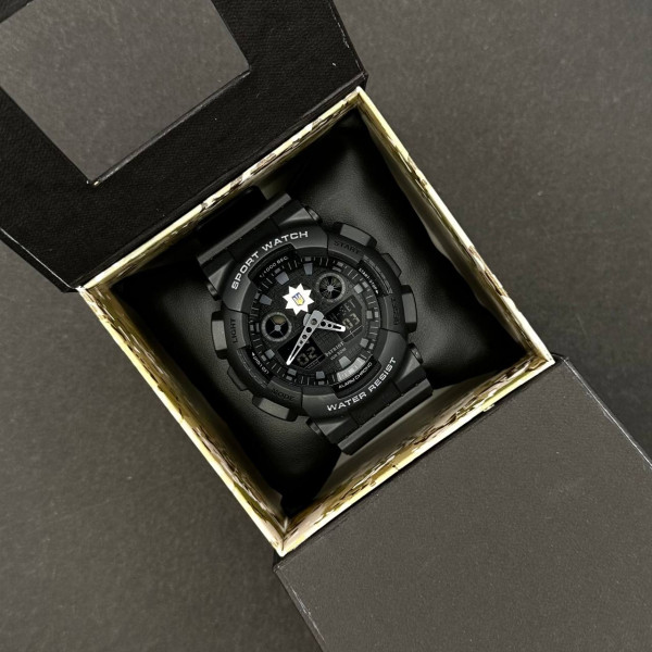 Годинник наручний Patriot 007 Black Police UA + Коробка.