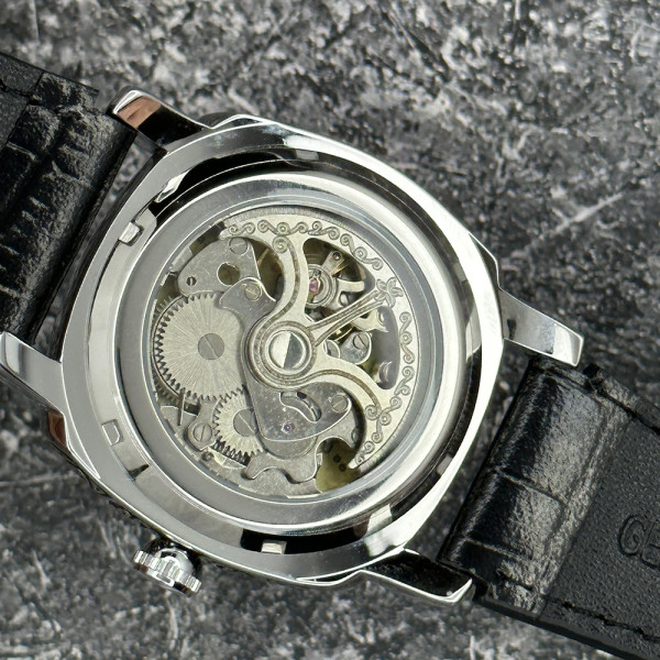Годинник наручний Patriot 021-3D Скелетон Не забуду дім Silver-Black
