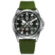 Часы наручные Awarder Embroidery Silver-Army Green Green Battery 10ATM