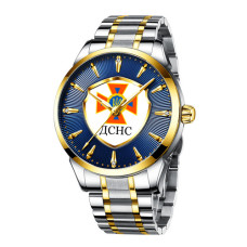 Chronte с логотипом ДСНС Silver-Gold-Blue-White