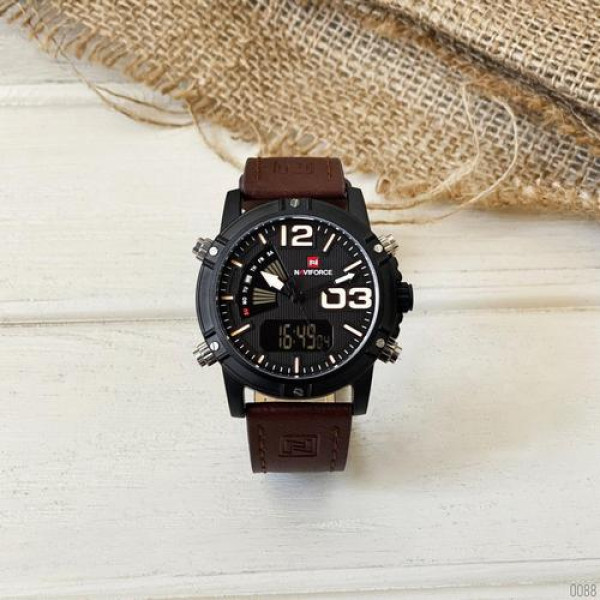 Naviforce NF9095 Black-Dark-Brown