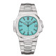 Patek Philippe Nautilus for Tiffany  Silver-Green
