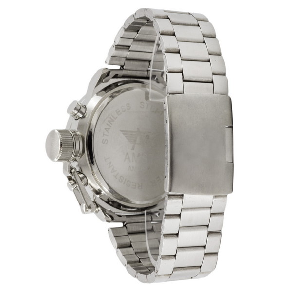 Наручний годинник AMST Metall Silver-Black
