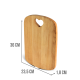 Дошка для нарізки Brizoll HEART 36х23.5х1.8 см бук