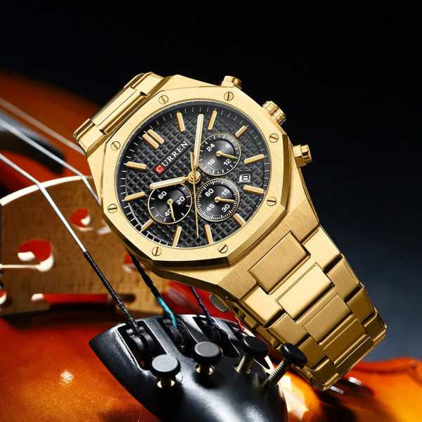 Curren 8440 Gold-Black