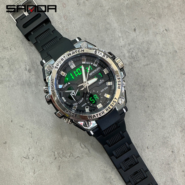 Sanda 3311 Black-Silver