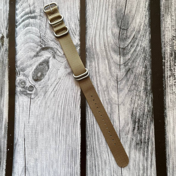 Ремешок для часов Nato Khaki 18 мм 1051-0479