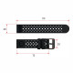 Ремінець для смарт годинника ALDT7 All Black
