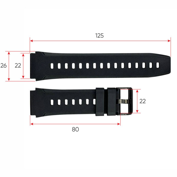 Ремешок для смарт часов Modfit Sniper Black