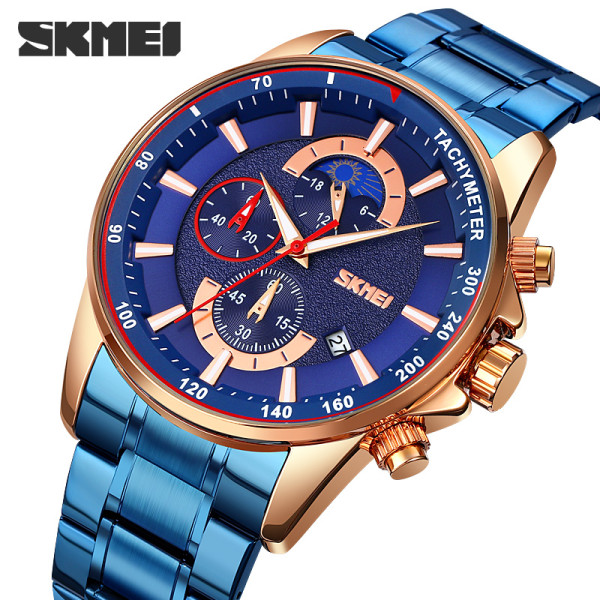 Skmei 9250RGBU Rose Gold-Blue