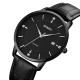 Skmei 1801LBKBK Black-Black Leather