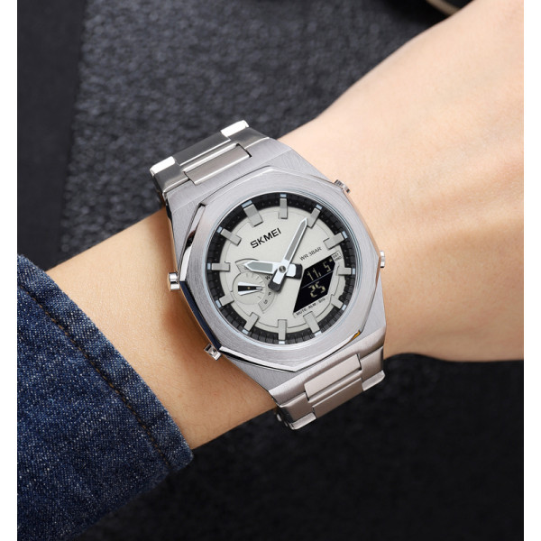 Skmei 1816SIBK Silver-Black