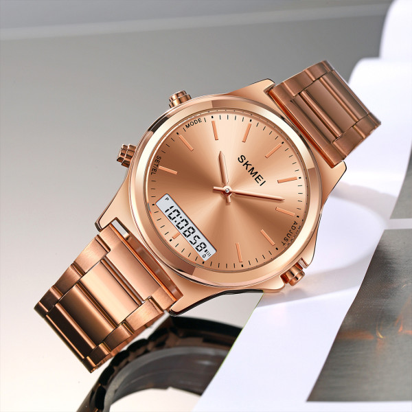 Skmei 2120RGRG Rose Gold-Rose Gold