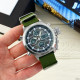 AMST 3003 Silver-Black Green Wristband