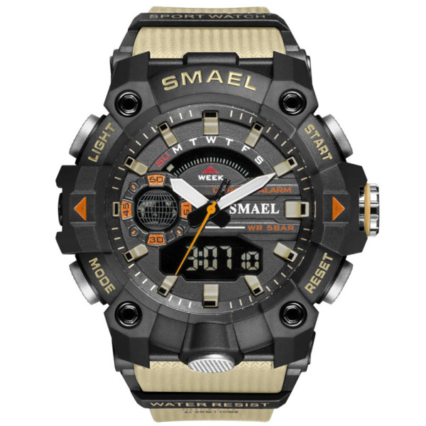 Smael 8040 Black-Khaki