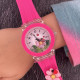 Дитячий годинник Better 005 Flowers Pink-White