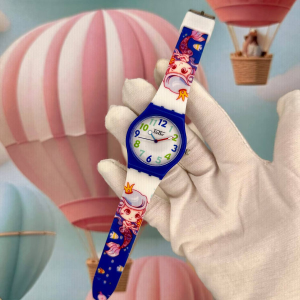 Дитячий годинник Better 012 Mermaid Blue-White