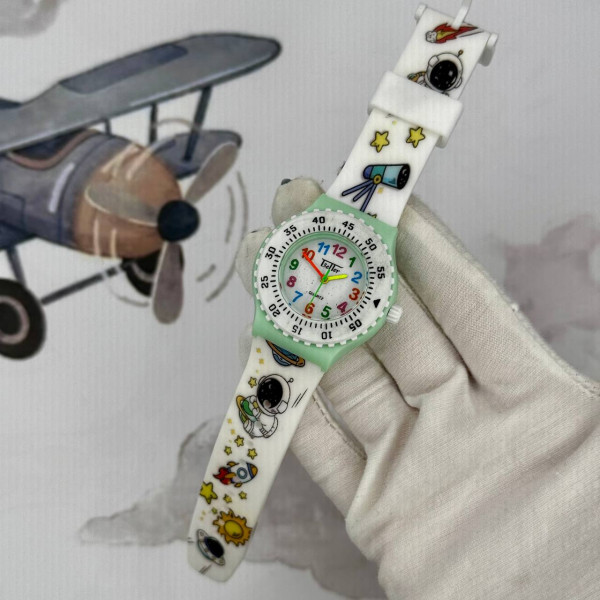 Дитячий годинник Better 010 Space Green-White