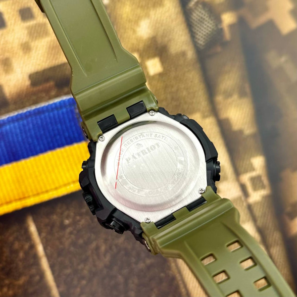 Годинник наручний Patriot 002AGUAGD Тризуб золото Зелені  + Коробка.