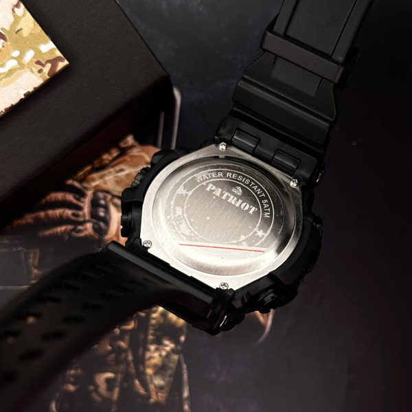 Годинник наручний Patriot 004BKTRO ТРО Чорні + Коробка