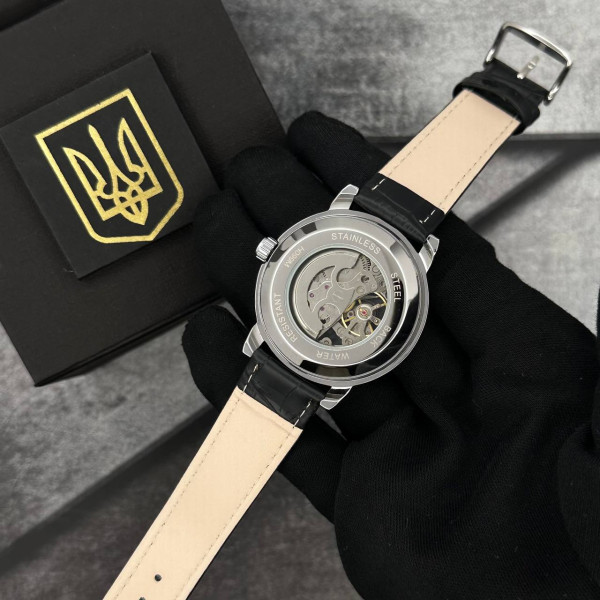 Годинник наручний Patriot 022 Silver-Black Automatics Я Українець