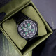 Часы наручные Awarder Embroidery Black-Green Black Battery 10ATM