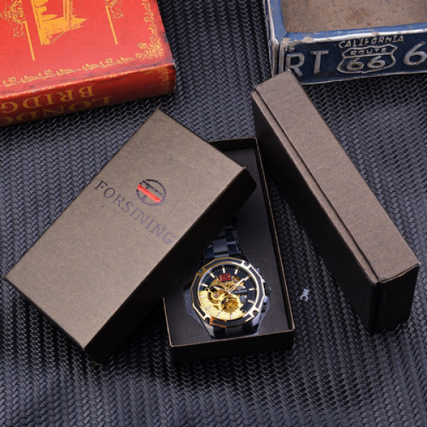 Forsining GMT 1183 Black-Gold