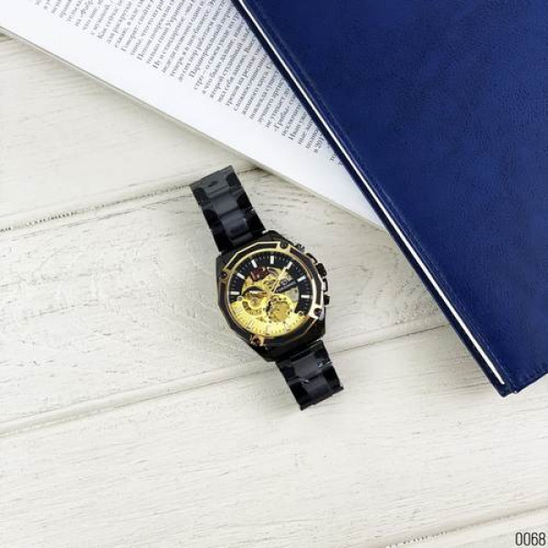 Forsining GMT 1183 Black-Gold
