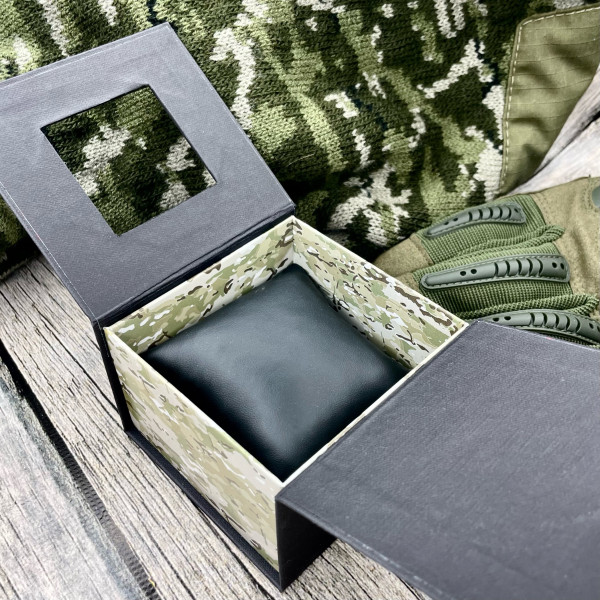 Коробка для часов с квадратом Camo 1000-0253