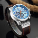 Curren 8291 Silver-Blue