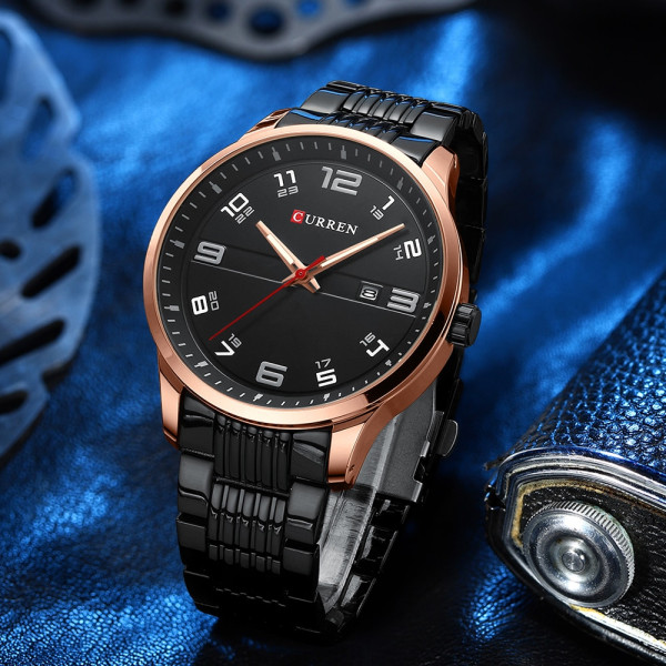 Curren 8411 Black-Gold