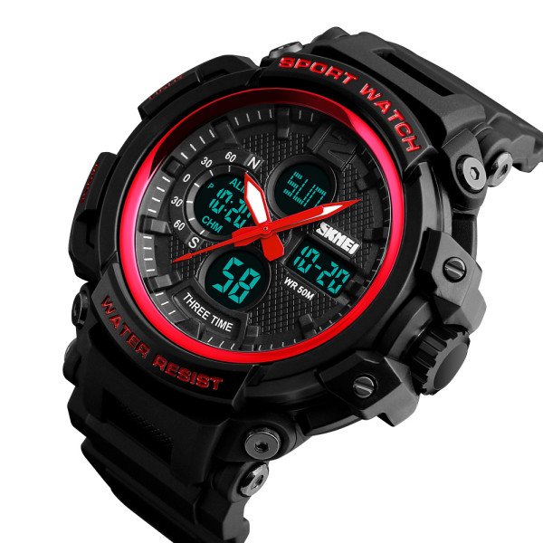 Skmei 1343RD Black-Red, 1080-0829, Skmei