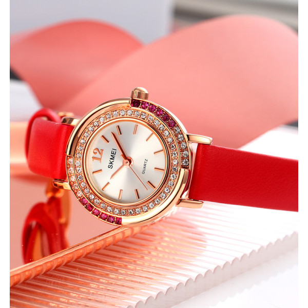 Skmei 1855RGRD Rose Gold-Red